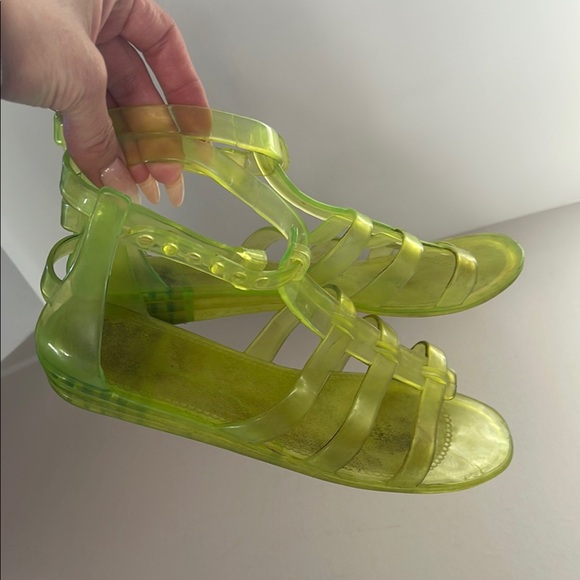 Jelly Green Sandals - Picture 5 of 7